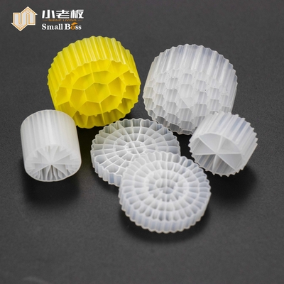 Mua PE38 Phòng phản ứng phim sinh học chuyển động màu trắng màu tự nhiên nguyên chất HDPE Mbbr Carrier online manufacture