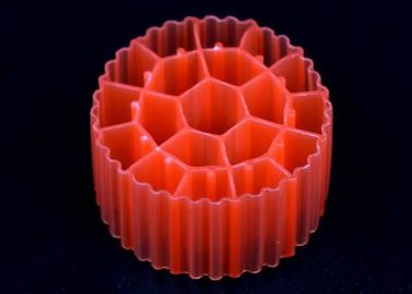 Mua Màu đỏ cá hồ lọc phương tiện truyền thông nguyên thủy HDPE vật liệu K3 Plastic Filter Media online manufacture