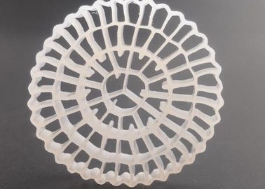 Mua diện tích bề mặt lớn 25*4mm và màu trắng nguyên chất HDPE MBBR môi trường phim sinh học online manufacture