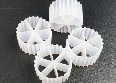 Mua 16 * 10mm Kích thước MBBR Biocell Filter Media nguyên chất HDPE và màu trắng cho RAS online manufacture