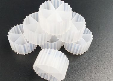 Mua 100% nguyên chất HDPE Bio Filter Media Màu trắng cho xử lý nước thải online manufacture