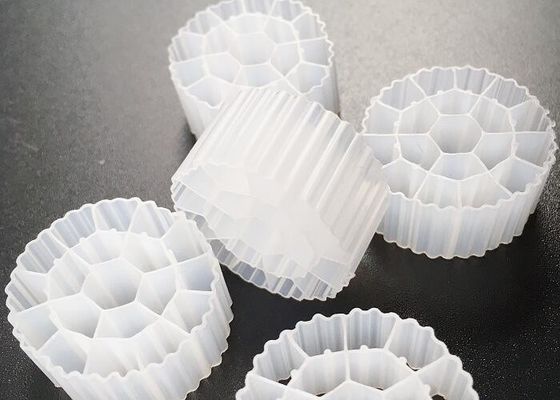 Mua Nhựa MBBR Bio Media HDPE K3 Aquaponics Filter Media 500 m2/m3 fda vật liệu an toàn Biopipe Biocell Balls online manufacture