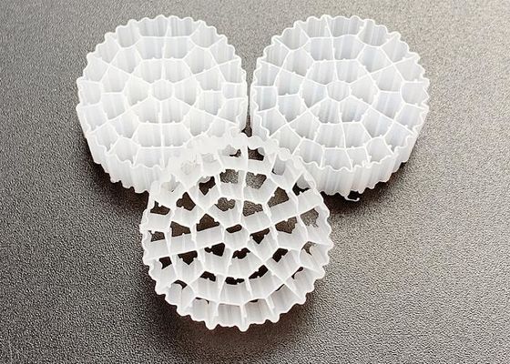 Mua FDA Công nghệ A / O an toàn MBBR Phương tiện lọc nhựa Vật liệu Hdpe trắng online manufacture