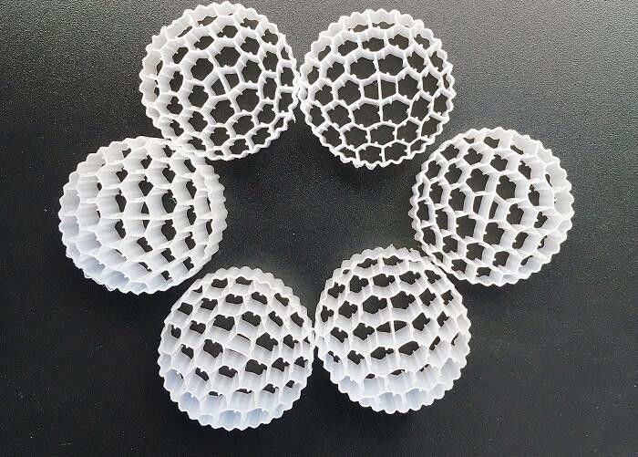 Activecell Biotube MBBR Plastic Filter Media Màu trắng 800m2/m3