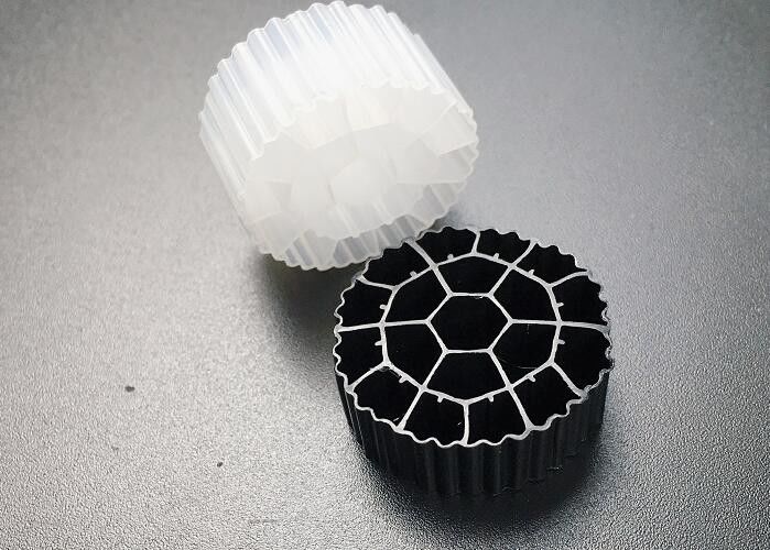 Phương pháp tế bào hoạt động Màu trắng HDPE Vật liệu nhựa MBBR