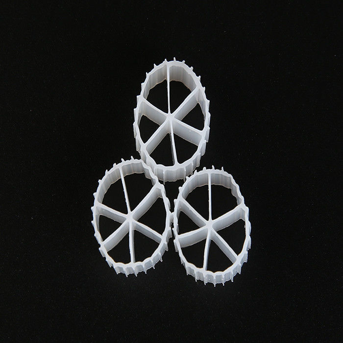 100% nguyên chất HDPE Bio Filter Media Màu trắng cho xử lý nước thải