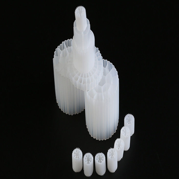 Hiệu suất cao MBBR Bio Media K1 Micro Media 12mm X 9mm Màu trắng