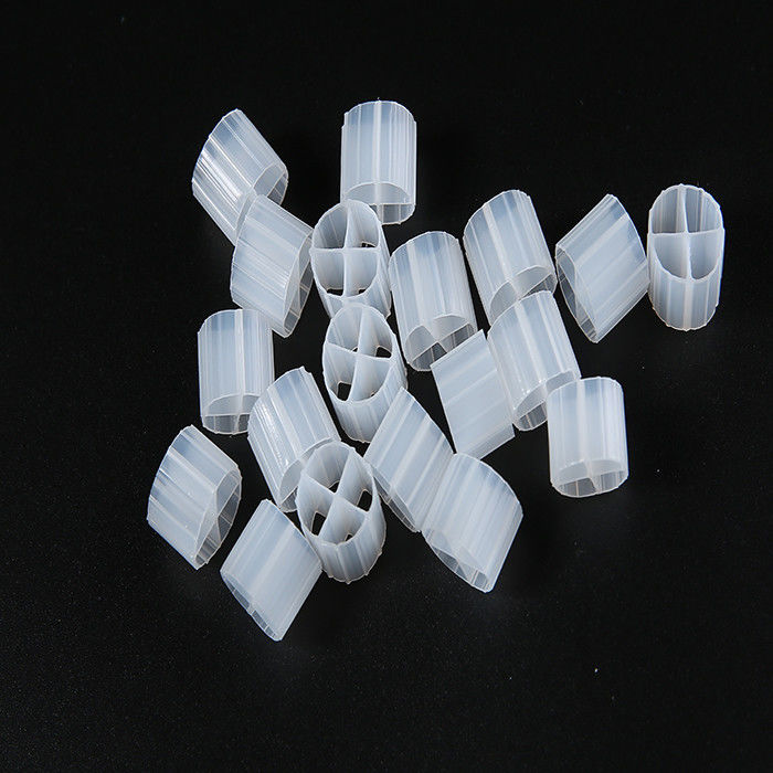 Mức hiệu quả cao MBBR Phương tiện lọc nhựa tiêu thụ năng lượng thấp hơn MBBR chất mang sinh học