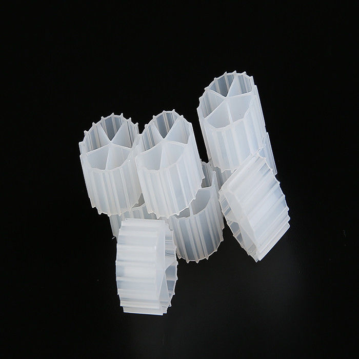 Phương tiện lọc nổi màu trắng với vật liệu HDPE nguyên thủy để xử lý nước thải