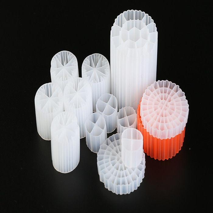 MBBR Biocell Filter Media 35mm X 18mm Hoạt động đơn giản Bảo trì