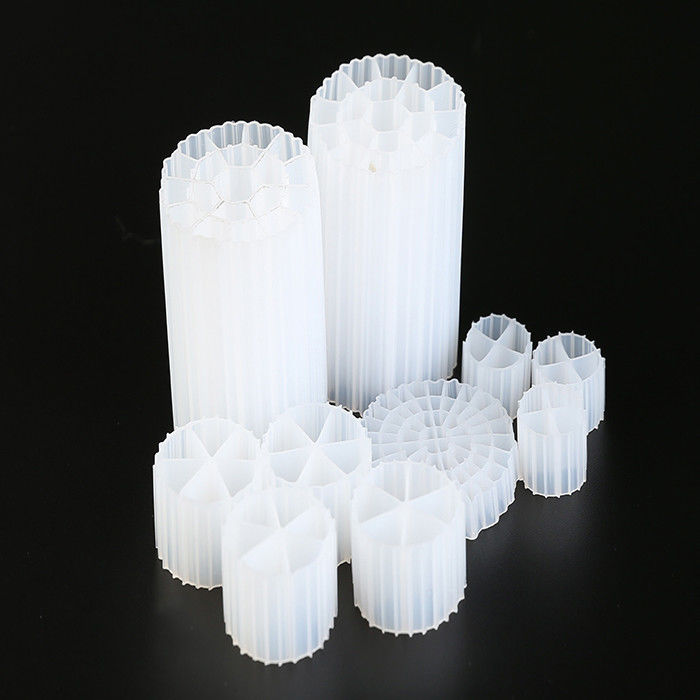 MBBR biopipe Màu trắng Và vật liệu HDPE K3 Bộ lọc phương tiện chống sốc Và diện tích bề mặt tốt nếu k1 bộ lọc ao