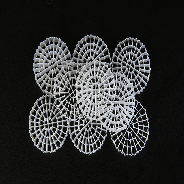 Điều trị nước thải Phương tiện lọc nổi 64 lỗ K5 Biomedia với vật liệu HDPE nguyên chất