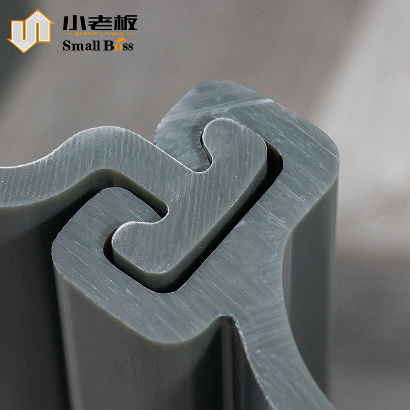 Nhựa U718 Tái chế Cọc ván nhựa Vinyl Gia cố bờ kè Cọc ván nhựa cố kết lòng sông