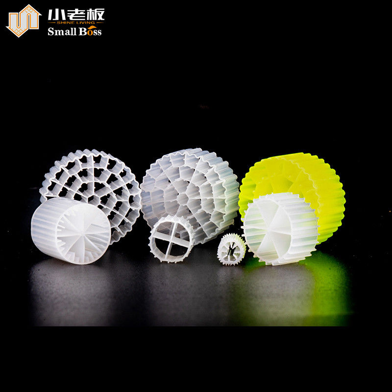 Các phương tiện lọc sinh học PE38 HDPE nhựa Mbbr để xử lý nước