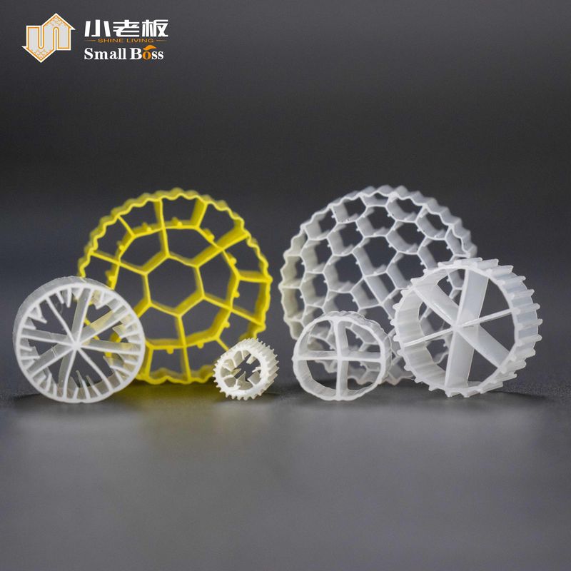 Màu trắng MBBR phương tiện truyền thông big aera K3 chủ yếu cho bể Anaerobic IDEAL mbbr mang COD BOD loại bỏ