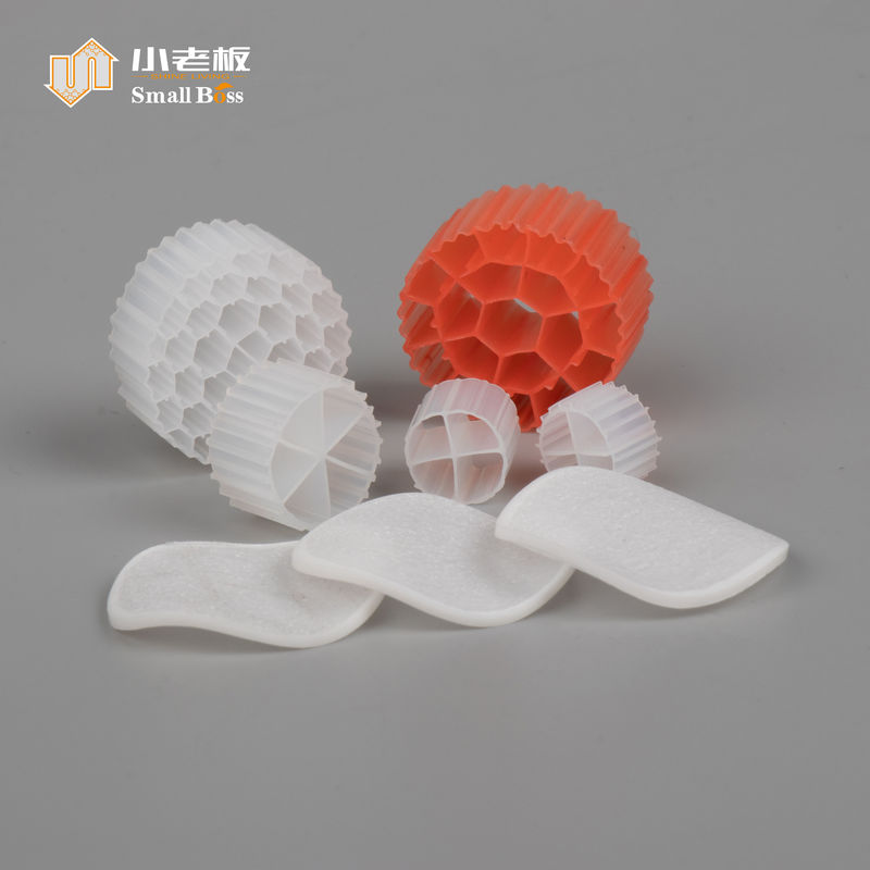 Nhà máy xử lý nước thải Mbbr Bio Balls Filter Media Mbbr Plastic Water Treatment Carrier