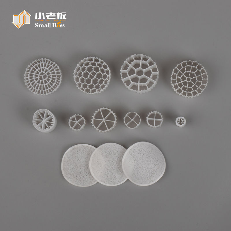 PE38 vật liệu nhựa PE kiểm tra FDA 800m2/m3 mbbr máy lọc sinh học