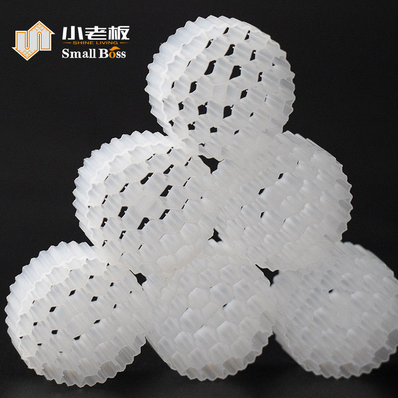 Vật liệu nhựa PE38 Vật liệu nhựa Biofilter Media MBBR Bio Carrier để xử lý nước thải