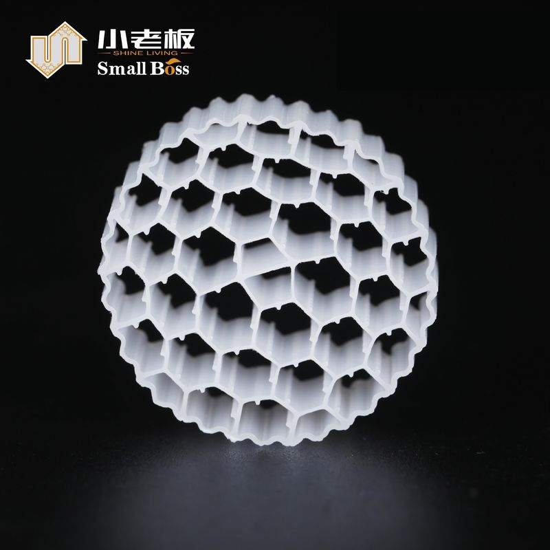 Vật liệu nhựa PE38 Vật liệu nhựa Biofilter Media MBBR Bio Carrier để xử lý nước thải