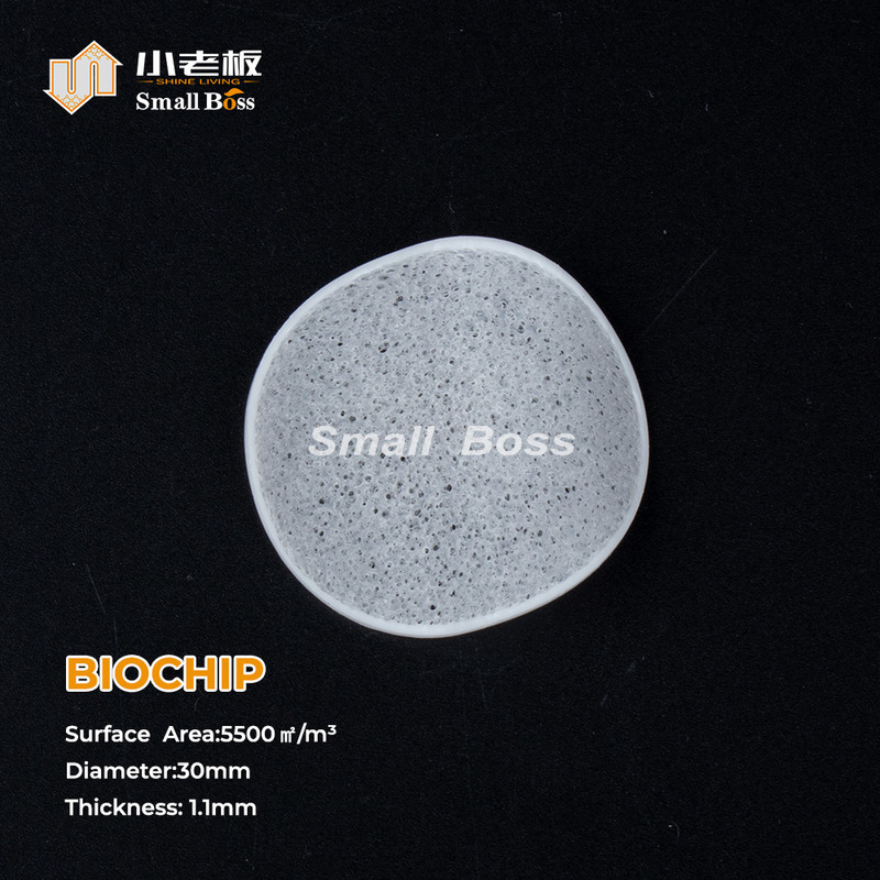White Color Mbbr Filter Media with Virgin HDPE Material Ras Biochip