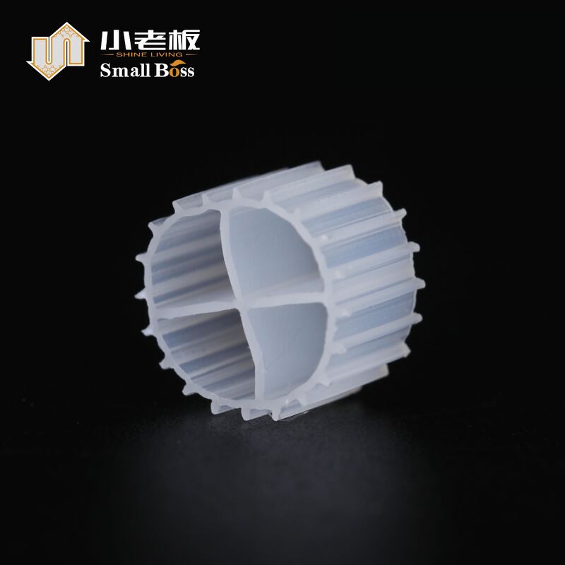 HDPE kích thước nhỏ K1 Bio Filter Media 900m2 / M3 Vùng bề mặt 11 * 7mm Kích thước