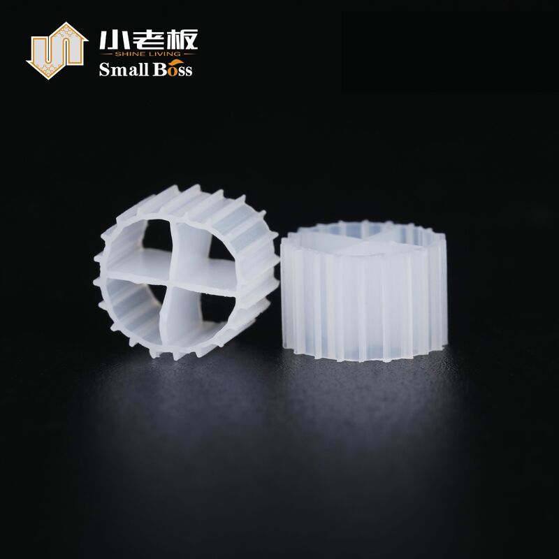 HDPE kích thước nhỏ K1 Bio Filter Media 900m2 / M3 Vùng bề mặt 11 * 7mm Kích thước