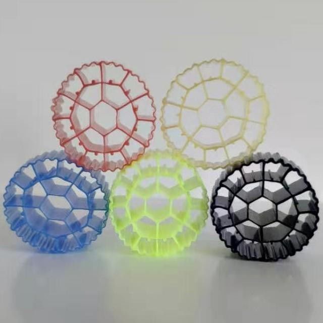 MBBR Bio Balls PE MBBR Filter Media 19 Số lỗ cho xử lý nước thải