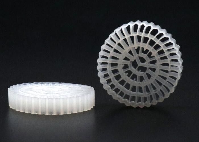 Tăng trưởng phim sinh học nhanh K1 Micro Filter Media 25 * 10mm Bất kỳ màu sắc HDPE Kaldnes