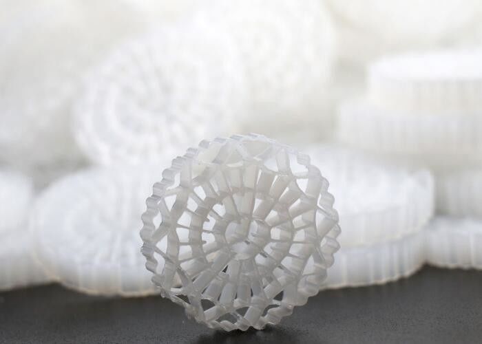 Dòng lọc nước thải Biochip Bio Media MBBR Carrier Biofilter Media Bio Ball