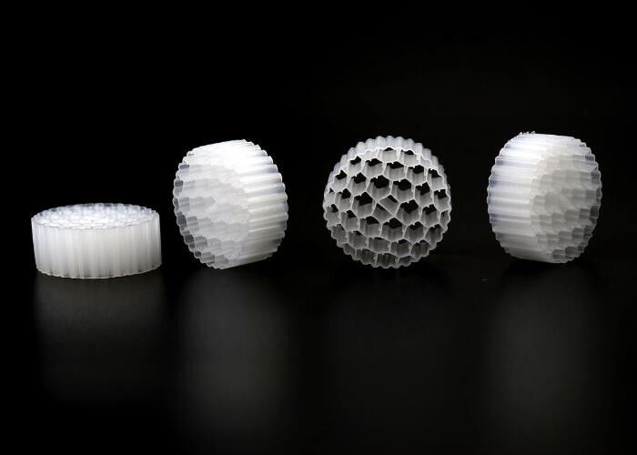 Thủy sản bể cá Mbbr Carrier Bio Ball Filter Môi trường truyền thông - thân thiện