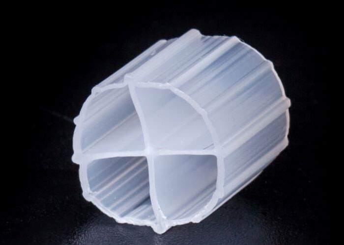 Dòng lọc nước ao cá MBBR Carrier Bio Filter Media In White Color