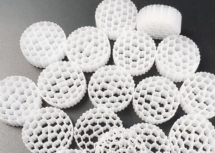 38 phòng K3 IFAS công nghệ MBBR ống sinh học giá nhà máy để xử lý nước công nghiệp 25 * 10mm