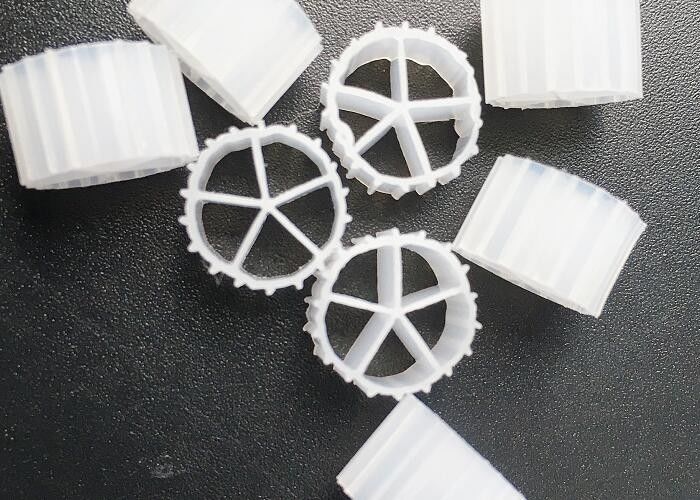 10*7mm MBBR tàu nổi nuôi cá nuôi thủy sản trên đất liền tài liệu môi trường chất lượng cao màu trắng