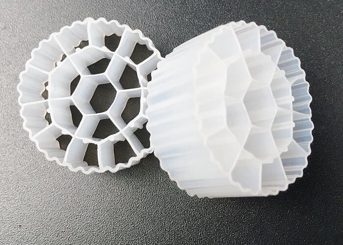 19 lỗ 25 * 10mm Biomass Filter Carrier Biofilm kháng tia UV