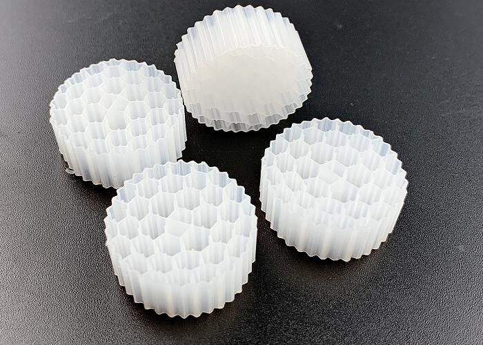 MBBR Biocell Filter Media cho xử lý nước thành phố