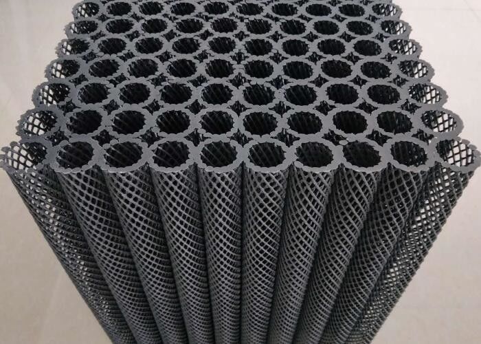 Bioblock Hdpe Plastic Piping Media Để xử lý nước Màu đen nóng Cho nuôi trồng thủy sản