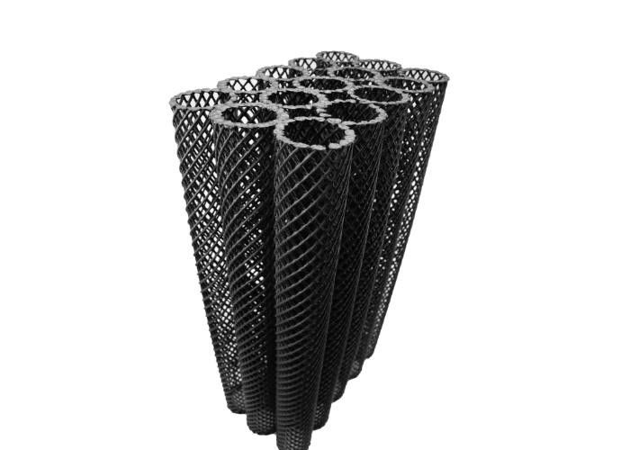 50MM lỗ HDPE Bio Block Filter Media cho ao Koi