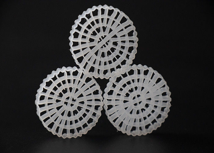 Vùng bề mặt cao K1 Phương tiện lọc chất liệu HDPE nguyên chất trắng Tiết kiệm năng lượng