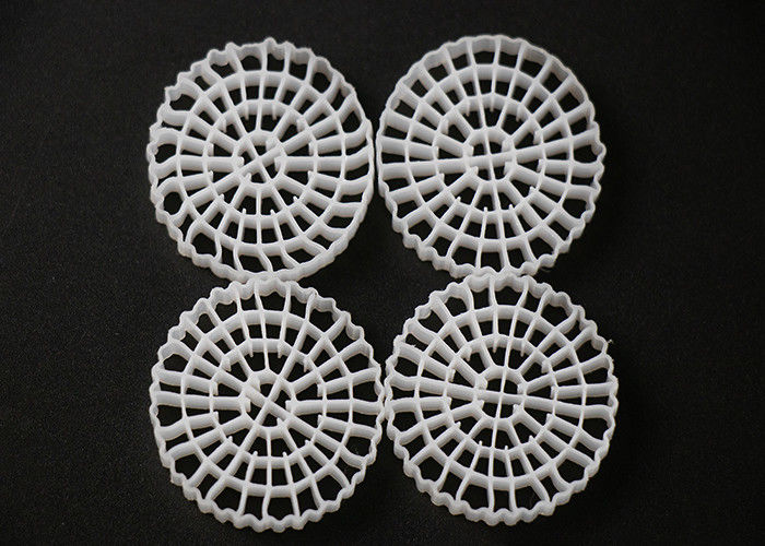 25 * 4mm PE64 K5 MBBR Bio Media K5 Màu trắng và nguyên chất HDPE cho hệ thống RAS