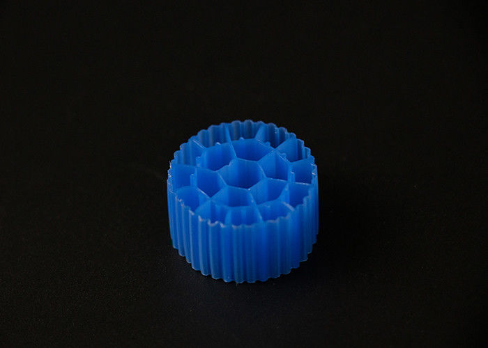 19 Phòng PE05 HDPE vật liệu MBBR Filter Media Màu xanh