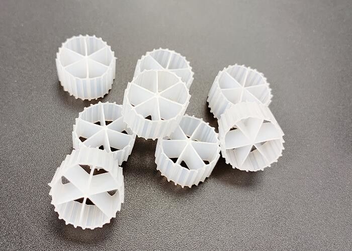 Biocell Bio Carrier PE04 6 phòng MBBR Bio Balls Filter Media cho bể thiếu khí