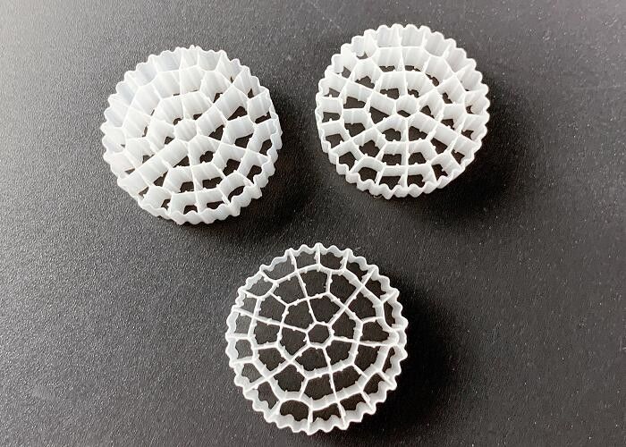 Phòng di chuyển giường lò phản ứng Biofilm nổi Kaldnes Filter Media 37 phòng 800m2/m3