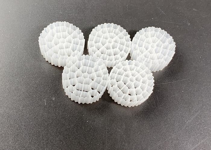 Biotubes Biopipe Bio Balls Biocell Filter Media Màu trắng Vật liệu HDPE