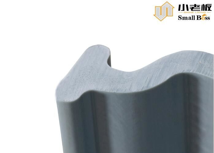 Vinyl màu xám PVC tấm đống tùy chỉnh loại Z Extrusion