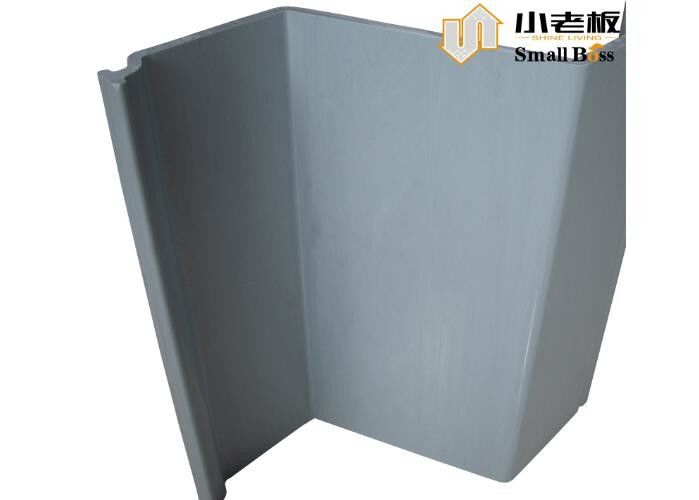 Vinyl màu xám PVC tấm đống tùy chỉnh loại Z Extrusion