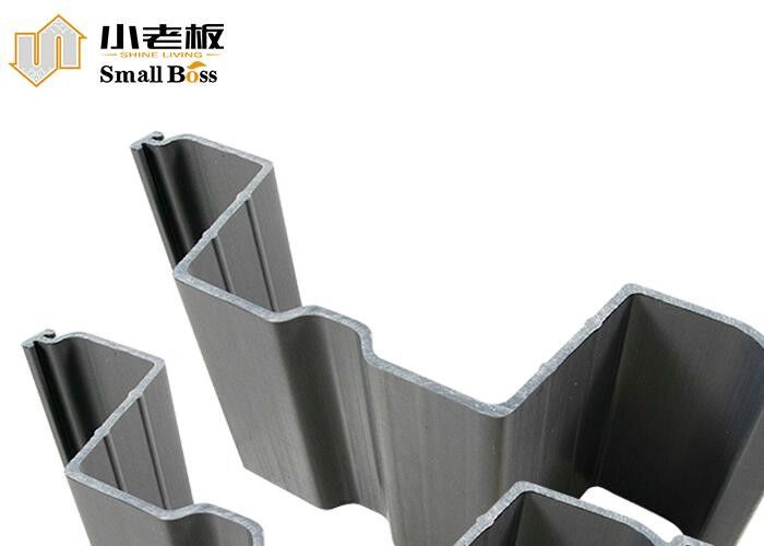 Composite Vinyl U Type Sheet Pile Extrusion Xám 10MM Độ dày