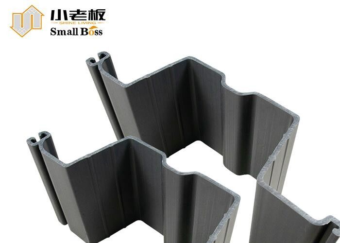 Composite Vinyl U Type Sheet Pile Extrusion Xám 10MM Độ dày