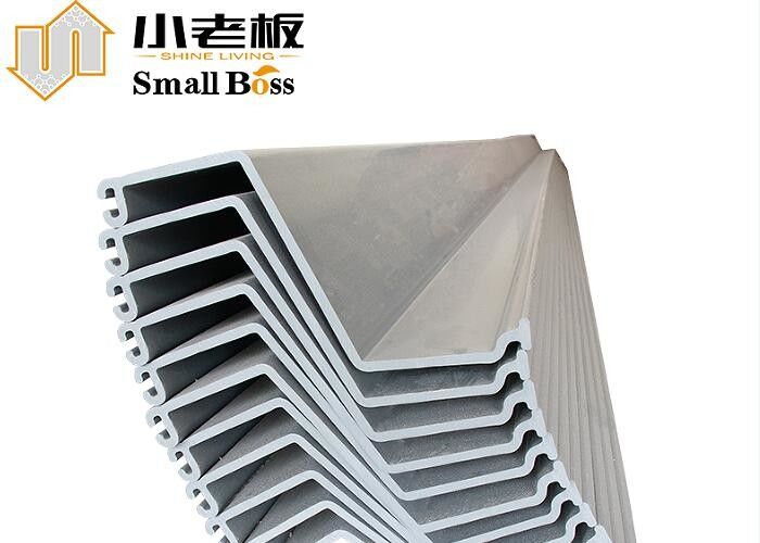Vinyl PVC Extrusion Bảng đống Uvioresistant tùy chỉnh loại Z cắt